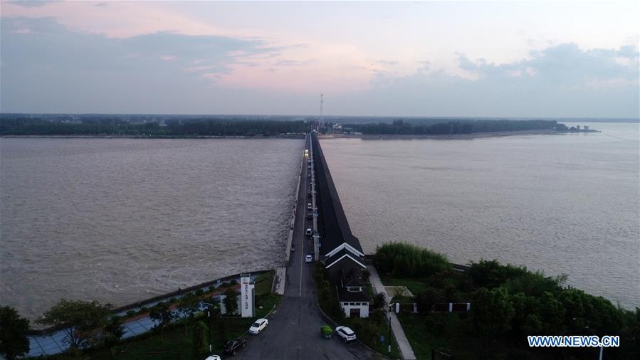 #CHINA-JIANGSU-HONGZE LAKE-WATER LEVEL-FLOOD DISCHARGE(CN)