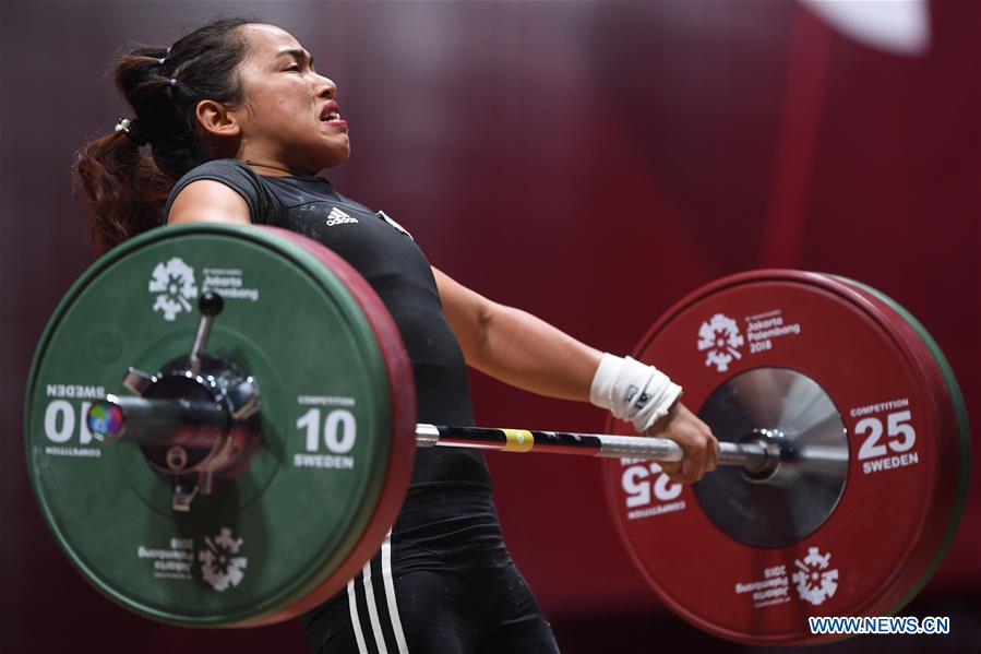 (SP)INDONESIA-JAKARTA-ASIAN GAMES-WEIGHTLIFTING