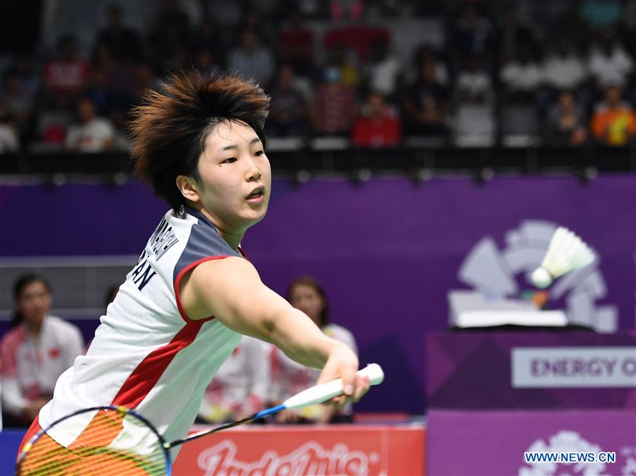 (SP)INDONESIA-JAKARTA-ASIAN GAMES-BADMINTON-WOMEN'S TEAM FINAL