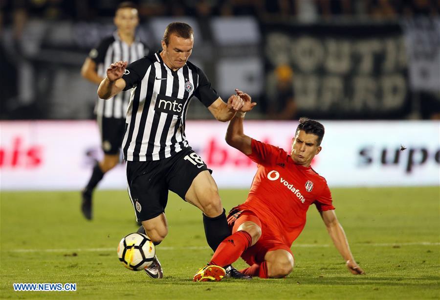 (SP)SERBIA-BELGRADE-UEFA EUROPA LEAGUE PLAY-OFF-PARTIZAN VS BESIKTAS