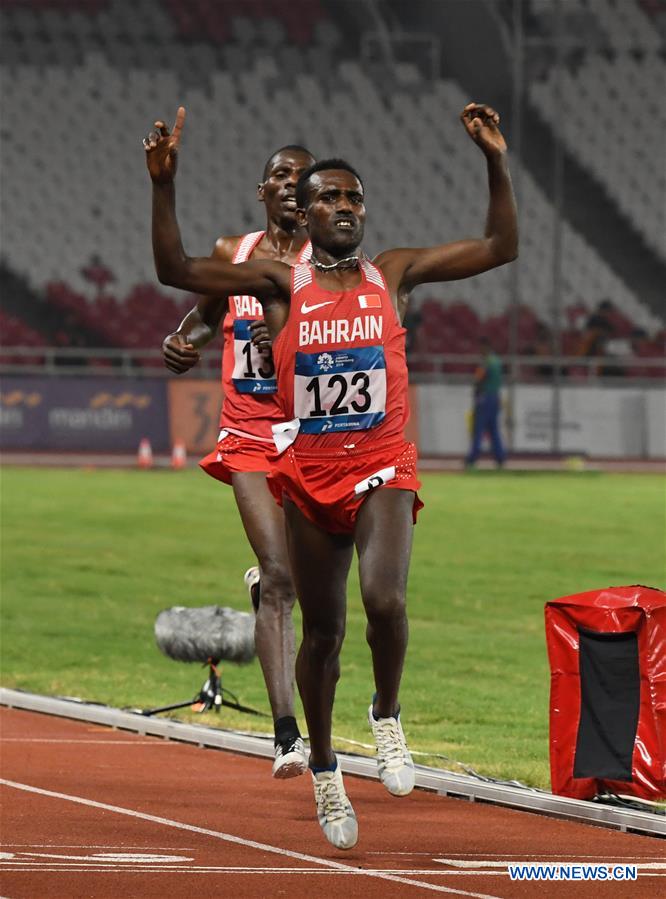 (SP)INDONESIA-JAKARTA-ASIAN GAMES-ATHLETICS-MEN'S 5000M