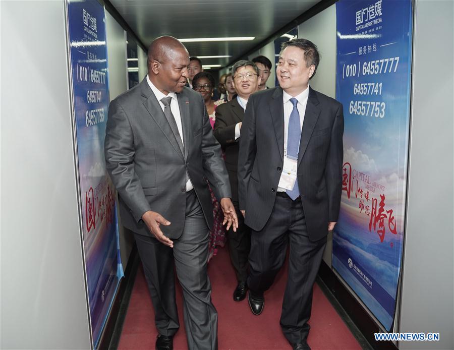 CHINA-BEIJING-CENTRAL AFRICAN REPUBLIC-PRESIDENT-ARRIVAL (CN)