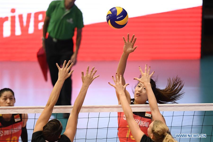 (SP)SWITZERLAND-MONTREUX-VOLLEYBALL-CHINA VS SWITZERLAND