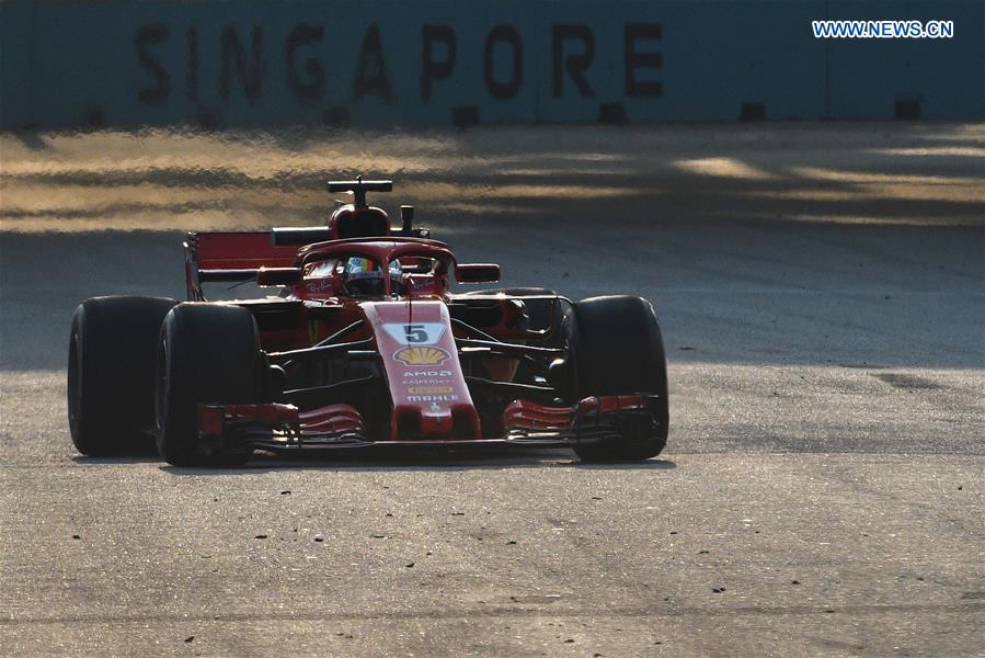 (SP)SINGAPORE-F1-SINGAPORE GRAND PRIX NIGHT RACE-PRACTISE