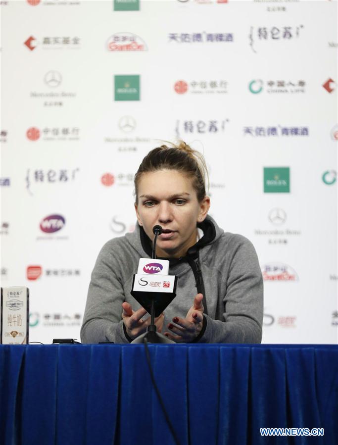 (SP)CHINA-BEIJING-TENNIS-CHINA OPEN-HALEP (CN)