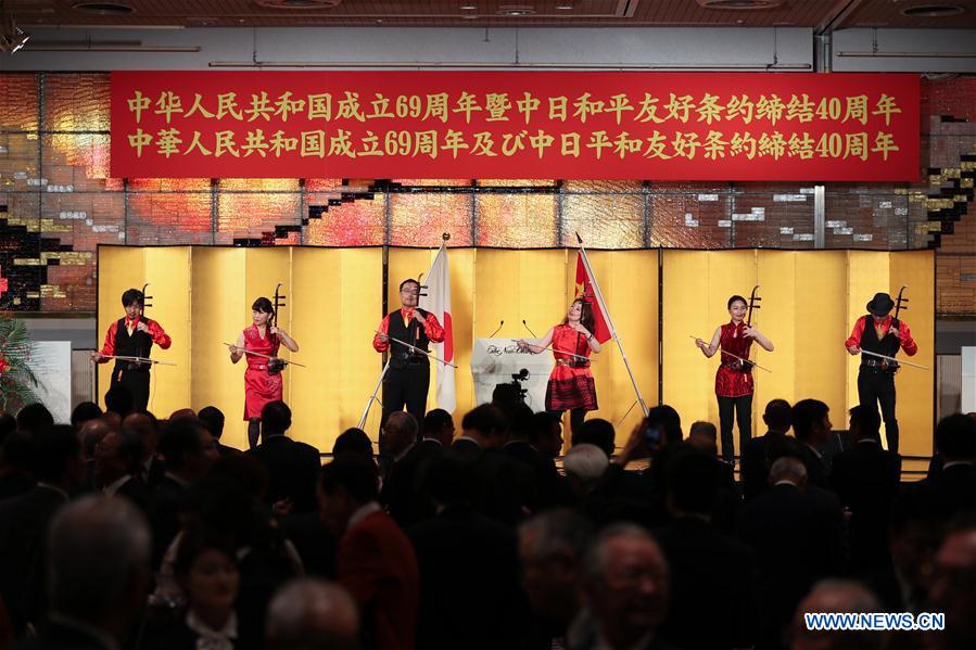 JAPAN-TOKYO-CHINA-NATIONAL DAY-RECEPTION