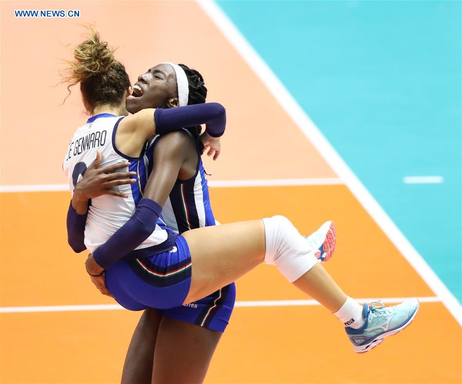 (SP)JAPAN-SAPPORO-VOLLEYBALL-WOMEN'S WORLD CHAMPIONSHIP-CHINA VS ITALY