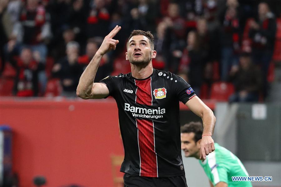 (SP)GERMANY-LEVERKUSEN-SOCCER-UEFA EUROPA LEAGUE-AEK LARNACA VS BAYER 04 LEVERKUSEN