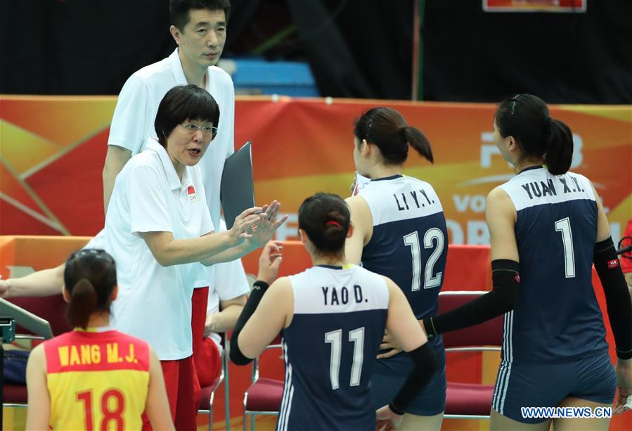 (SP)JAPAN-OSAKA-VOLLEYBALL-WOMEN'S WORLD CHAMPIONSHIP-CHINA VS RUSSIA