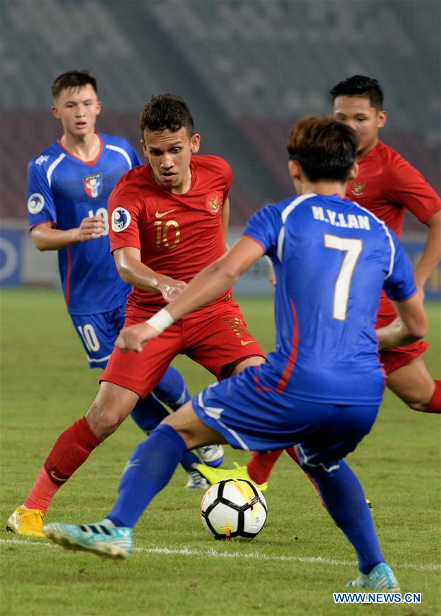 (SP)INDONESIA-JAKARTA-AFC U19 CHAMPIONSHIP-GROUP A-INDONESIA VS CHINESE TAIPEI