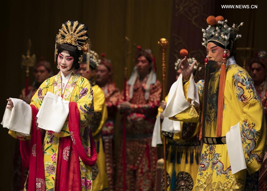 BRITAIN-LONDON-CHINA-PEKING OPERA-PERFORMANCE