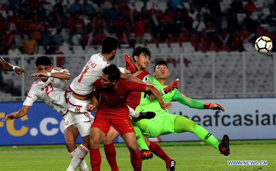 (SP)INDONESIA-JAKARTA-SOCCER-AFC U19 CHAMPIONSHIP-INDONESIA VS UAE