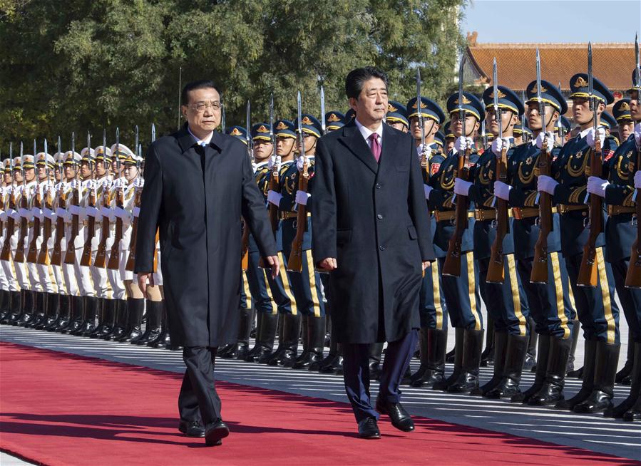 CHINA-BEIJING-LI KEQIANG-SHINZO ABE-TALKS (CN)