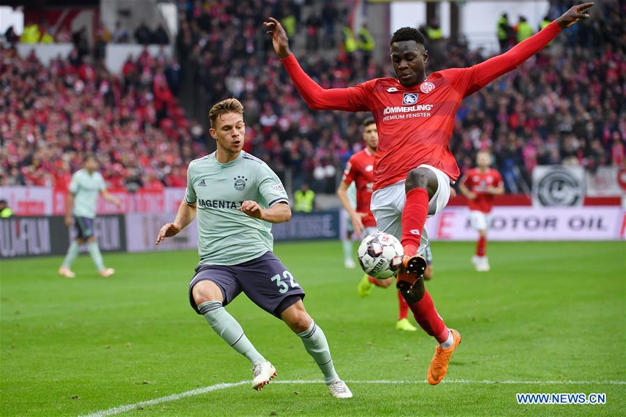 (SP)GERMANY-MAINZ-SOCCER-BUNDESLIGA-BAYERN MUENCHEN VS MAINZ