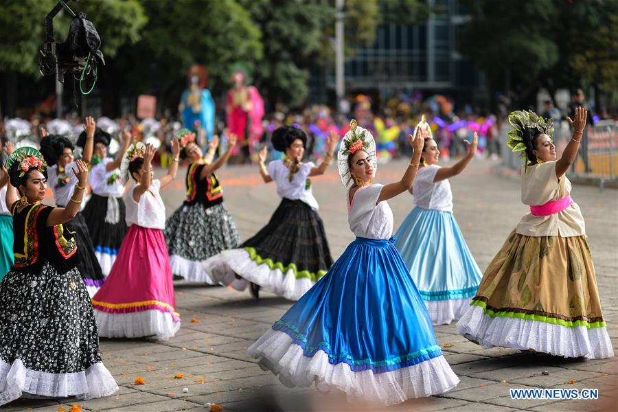 MEXICO-MEXICO CITY-DAY OF THE DEAD-PARADE