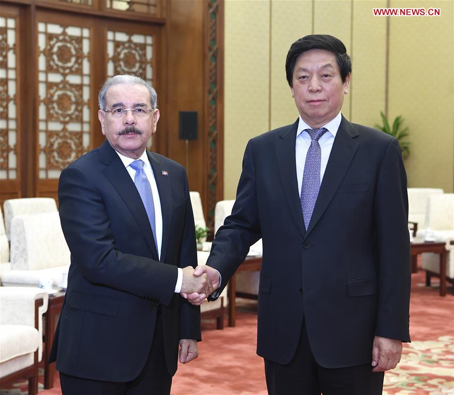 CHINA-BEIJING-LI ZHANSHU-DOMINICAN PRESIDENT-MEETING (CN)