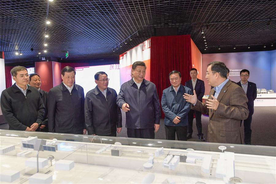 CHINA-SHANGHAI-XI JINPING-INSPECTION (CN)