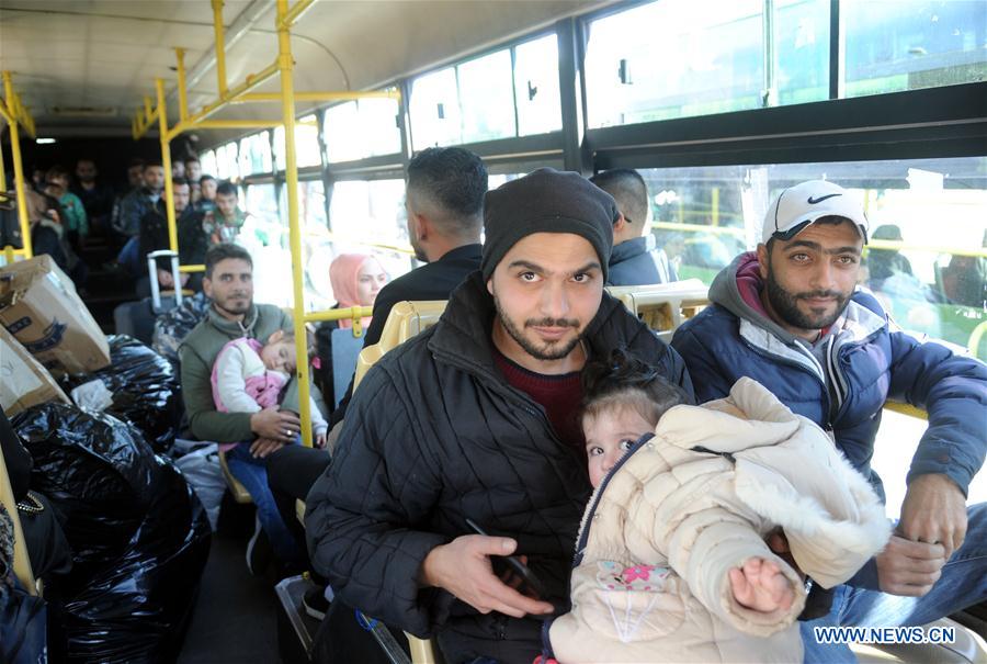 SYRIA-DAMASCUS-REFUGEES-RETURN