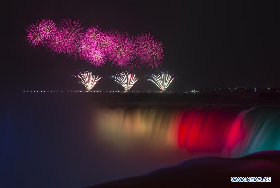 CANADA-ONTARIO-NIAGARA FALLS-FIREWORKS