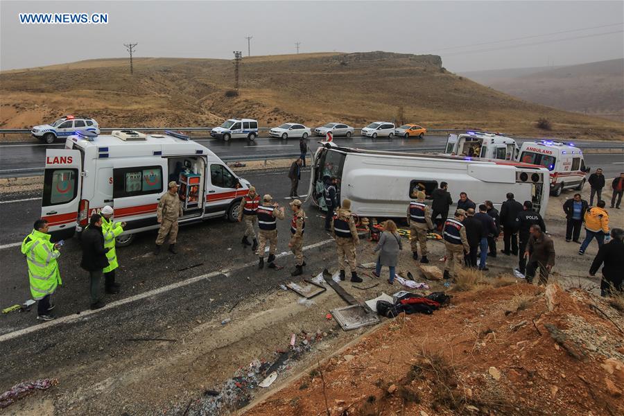 TURKEY-MALATYA-BUS ACCIDENT