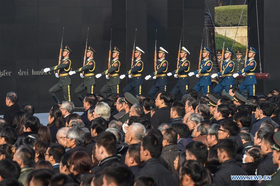 CHINA-NANJING MASSACRE VICTIMS-STATE MEMORIAL CEREMONY(CN)