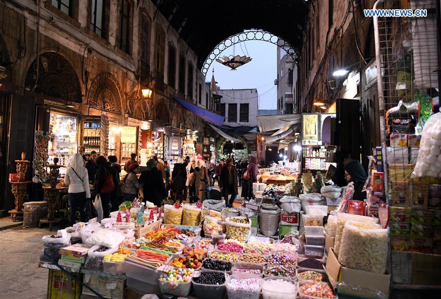 SYRIA-DAMASCUS-HOLIDAY SEASON-MARKET