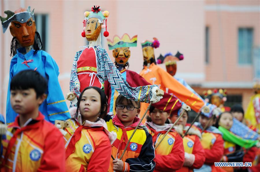 CHINA-GUIZHOU-SHIQIAN-PUPPET SHOW (CN)