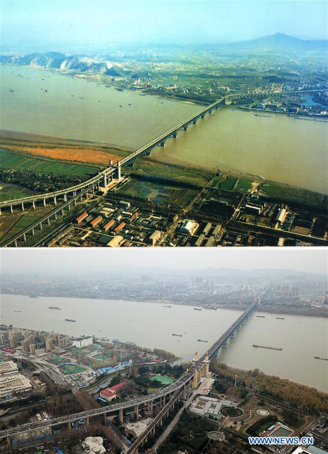 Xinhua Headlines: China's landmark Yangtze River bridge reopens to traffic