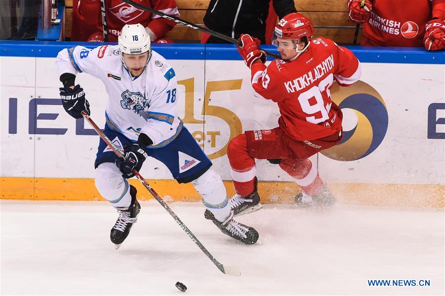 (SP)RUSSIA-MOSCOW-KHL-BARYS VS SPARTAK