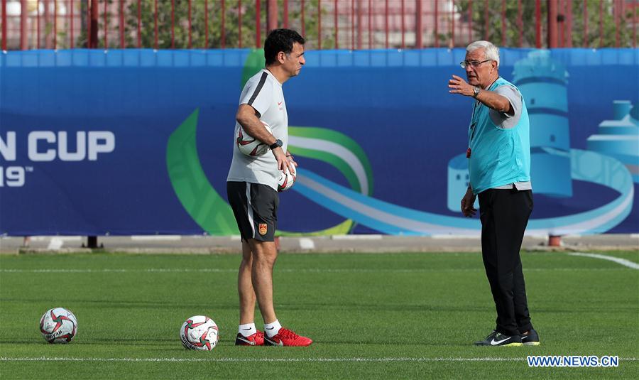 (SP)UAE-ABU DHABI-FOOTBALL-AFC-ASIAN CUP-CHINA-TRANING