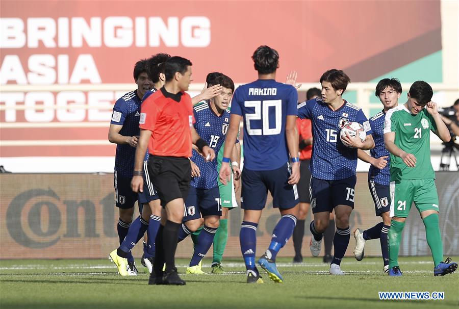 (SP)UAE-ABU DHABI-SOCCER-AFC ASIAN CUP 2019-GROUP F-JPN VS TKM