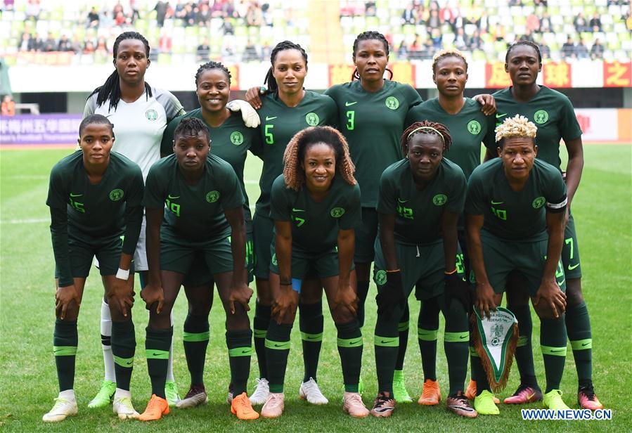 (SP)CHINA-WUHUA-FOOTBALL-WOMEN-ROMANIA VS NIGERIA