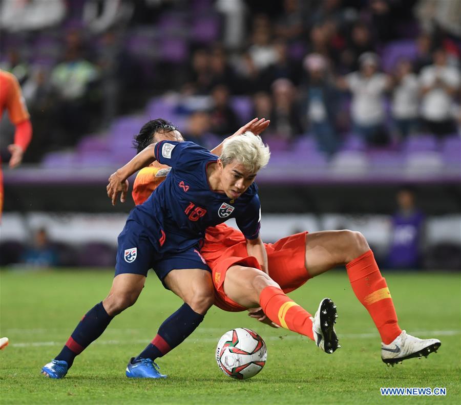 (SP)UAE-AL AIN-SOCCER-AFC ASIAN CUP 2019-CHN VS THA