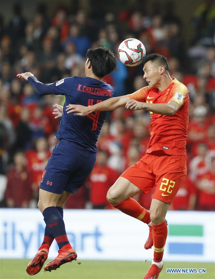 (SP)UAE-AL AIN-SOCCER-AFC ASIAN CUP 2019-CHN VS THA