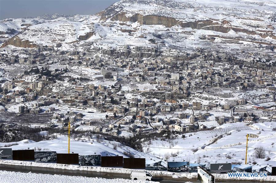 LEBANON-FARAYA-SNOW