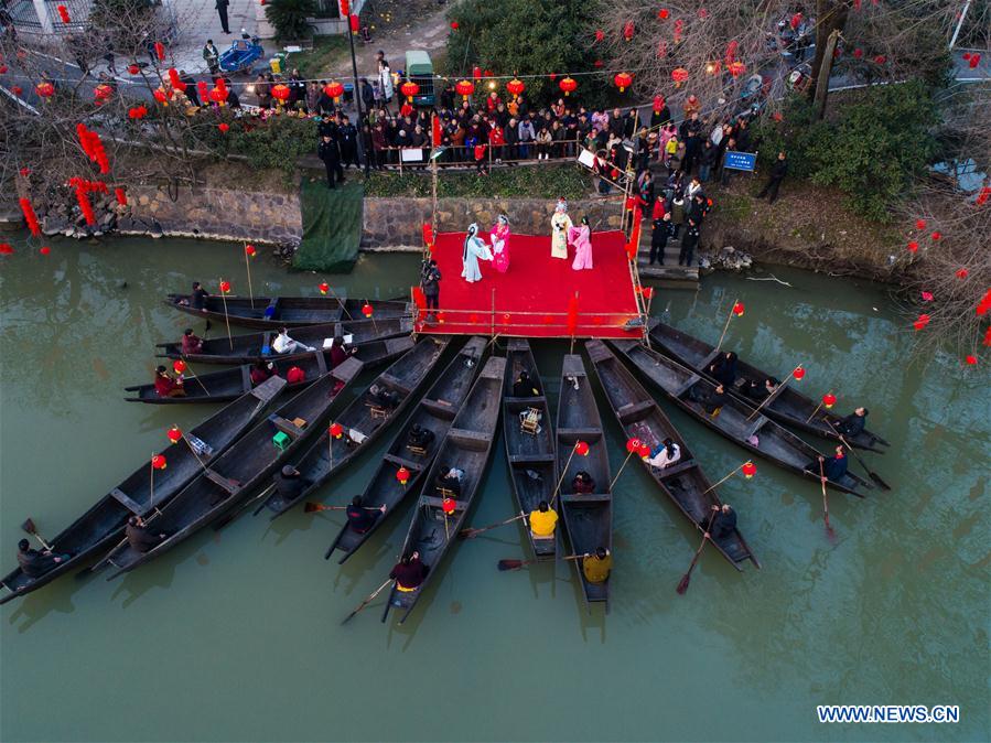 CHINA-ZHEJIANG-LUNAR NEW YEAR-FOLK OPERA (CN)