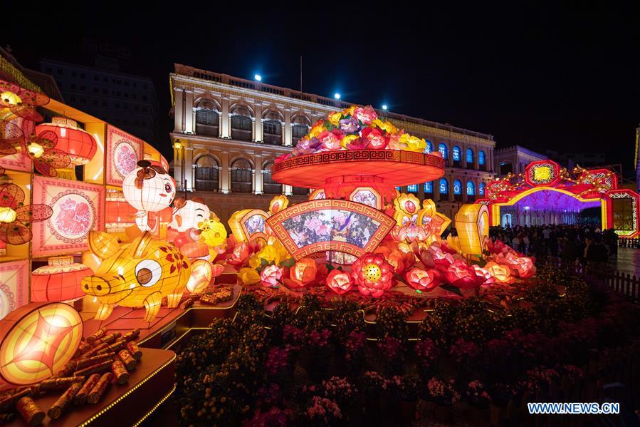 CHINA-MACAO-SPRING FESTIVAL-LANTERN DECORATION(CN)