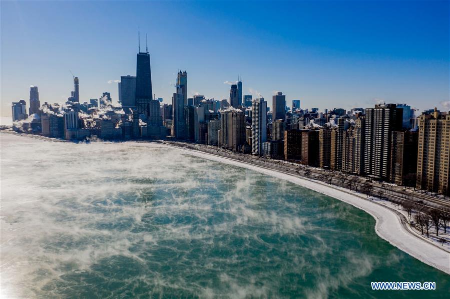 U.S.-CHICAGO-TEMPERATURE-COLDEST-RECORD-BREAKING