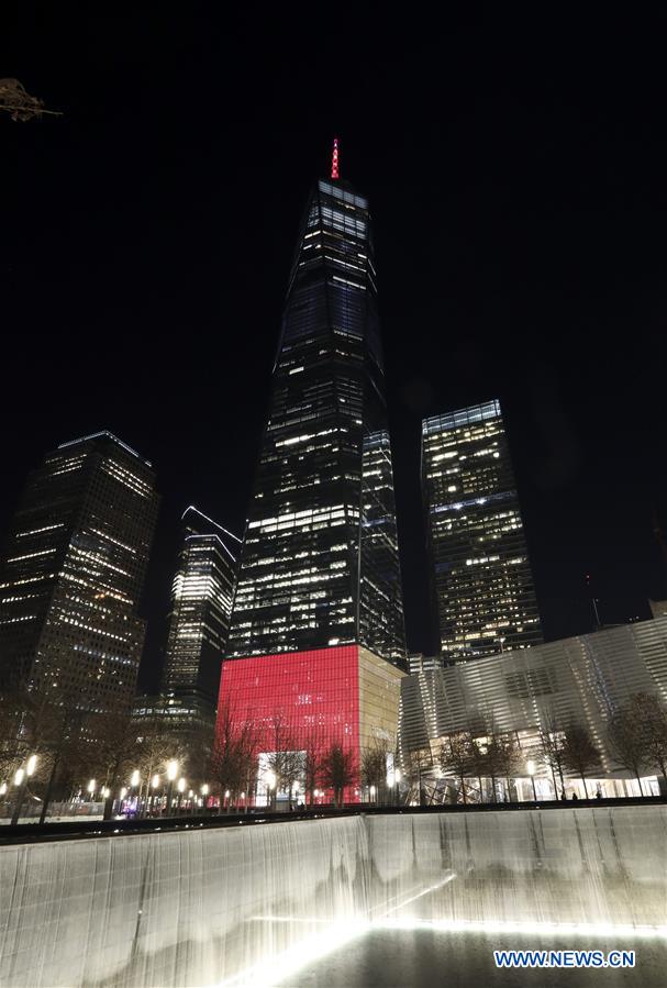 U.S.-NEW YORK-CHINESE NEW YEAR-LIGHTING