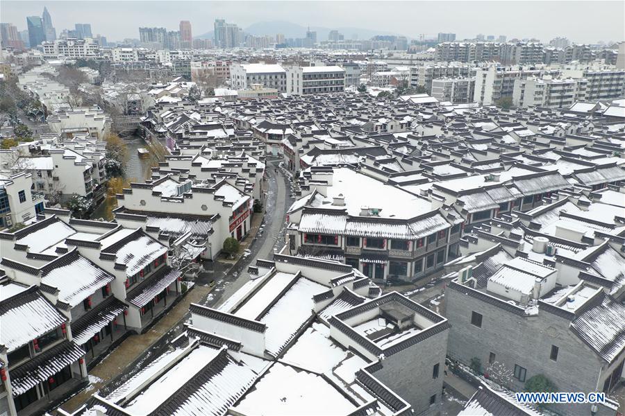 CHINA-JIANGSU-NANJING-SNOW SCENERY (CN)