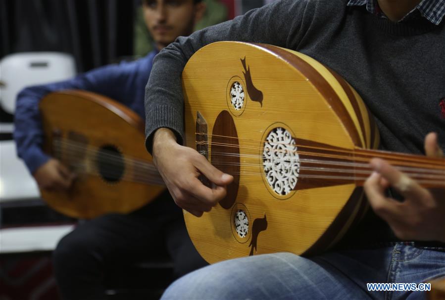 MIDEAST-GAZA-MUSIC-SCHOOL