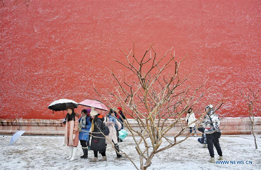 (InPalaceMuseum)CHINA-BEIJING-PALACE MUSEUM-SNOW (CN)