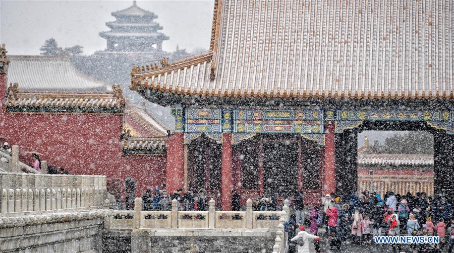 (InPalaceMuseum)CHINA-BEIJING-PALACE MUSEUM-SNOW (CN)