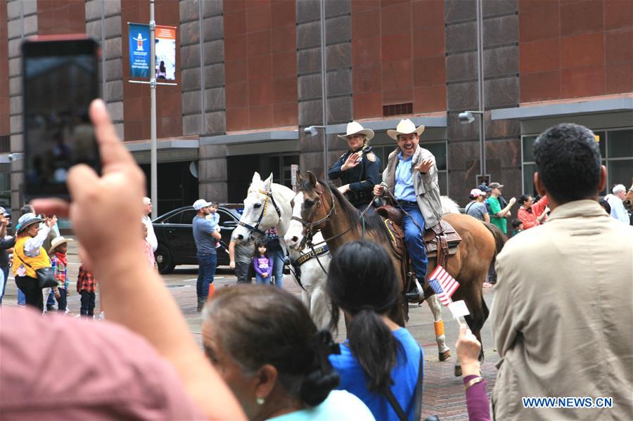 U.S.-HOUSTON-RODEO-PARADE