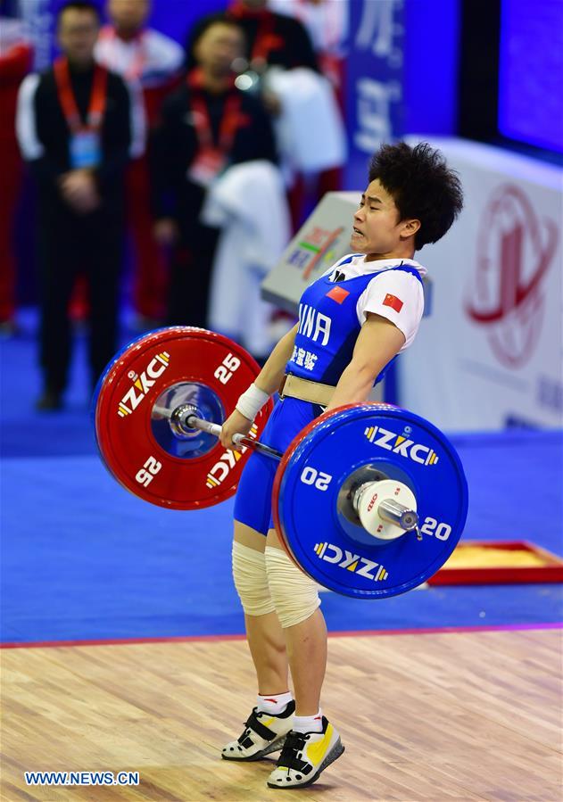 (SP)CHINA-FUZHOU-WEIGHTLIFTING-IWF WORLD CUP