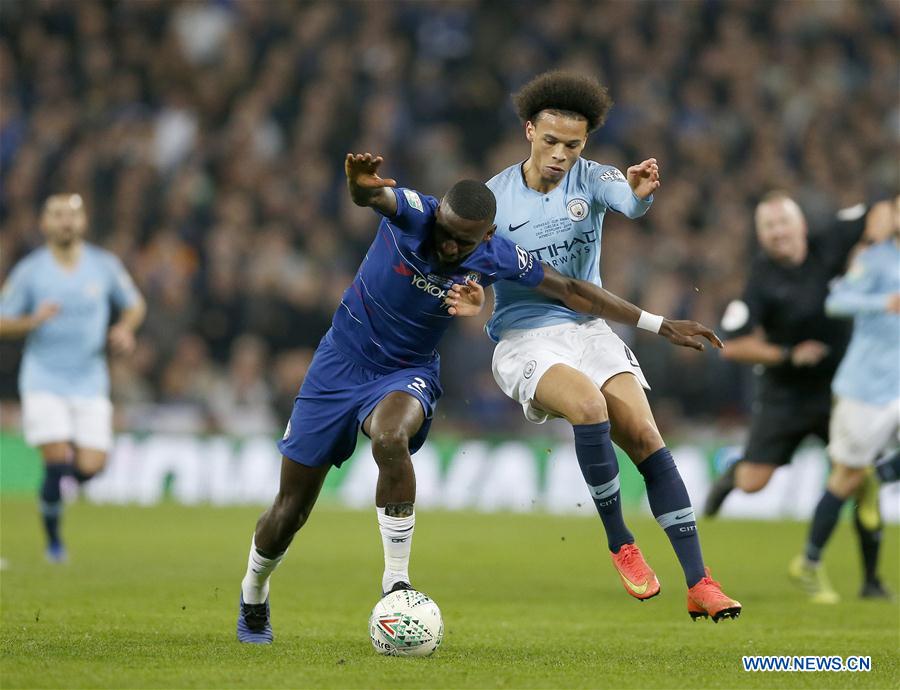 (SP)BRITAIN-LONDON-FOOTBALL-CARABAO CUP FINAL-CHELSEA VS MAN CITY