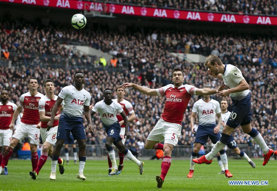 (SP)BRITAIN-LONDON-FOOTBALL-PREMIER LEAGUE-TOT HOTSPUR VS ARSENAL