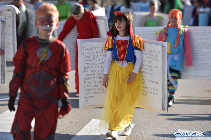 CROATIA-MURTER-CARNIVAL-CHILDREN'S PARADE