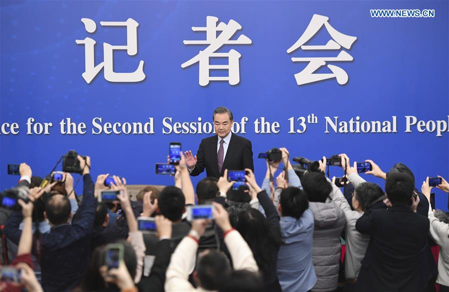 (TWO SESSIONS)CHINA-BEIJING-NPC-PRESS CONFERENCE-WANG YI (CN)