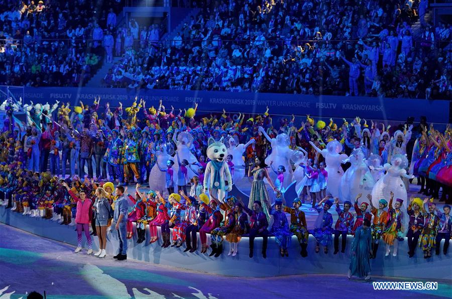 (SP)RUSSIA-KRASNOYARSK-29TH WINTER UNIVERSIADE-CLOSING CEREMONY